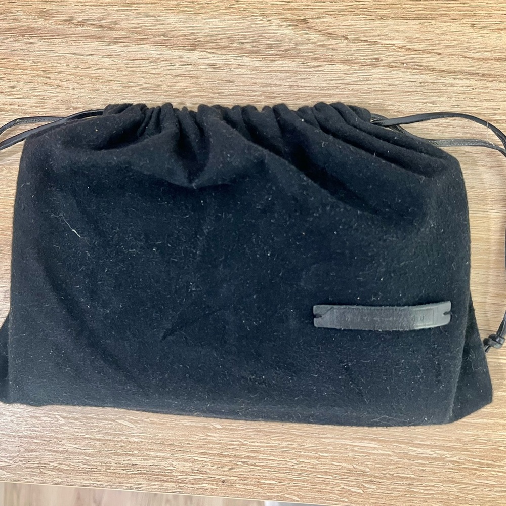 Hugo Boss Black Leather Clutch Wallet on Chain - Picture 10 of 10